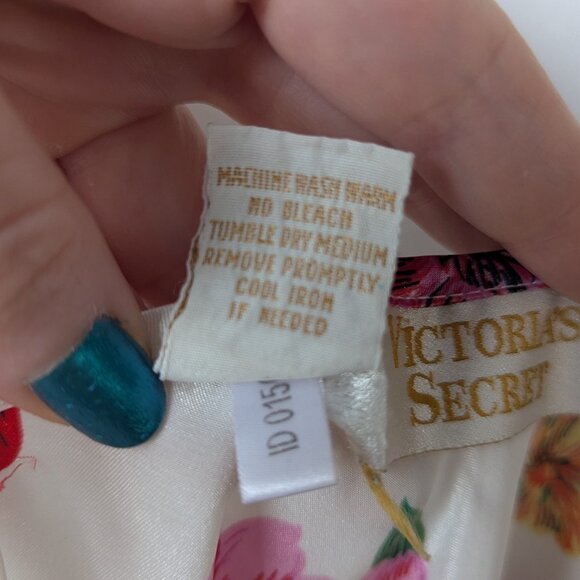 Victoria's Secret Vintage 90s Gold Label Floral Slip Dress Size Small - Picture 10 of 11